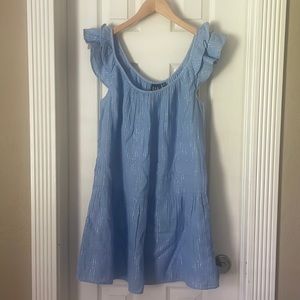 Gap Crinkle Gauze Mini Dress